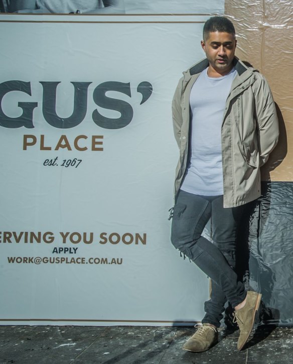 Gus's Cafe in Canberra's CBD will open as a refurbished Gus' place. Co -owner Fish Zafar says it is two months away from re-opening. 