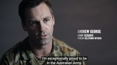 Andrew George, a former soldier who appeared in Army Reserve ads, claims tafenoquine left him with damaging side effects. 