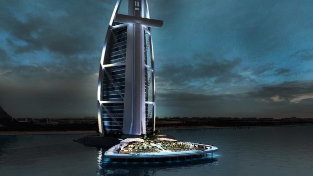 The design for the Burj Al Arab's planned North Deck.