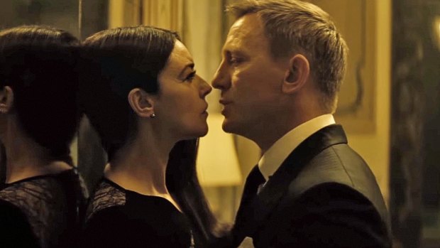 Monica  Bellucci as Bond's romantic lead in the latest film <i>Spectre</i>