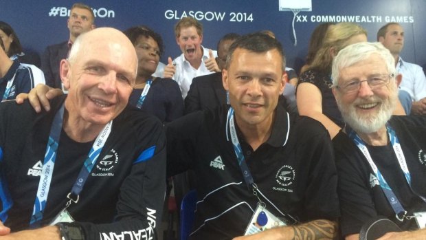 Prince Harry gets in on the Royal photobomb act.