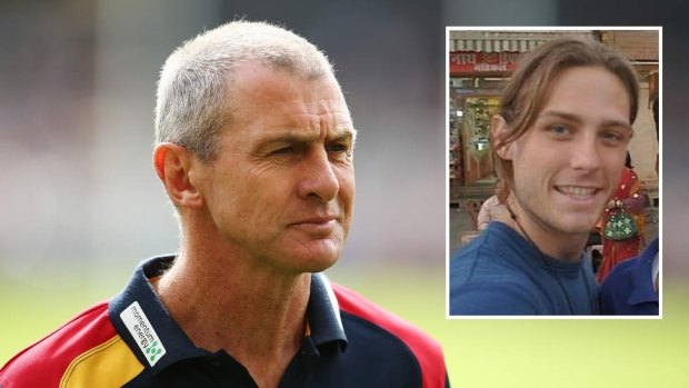 Tragedy: Phil Walsh and his son, Cy Walsh.