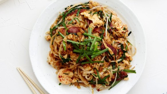 Tony Tan's char kwai teow stir-fry.