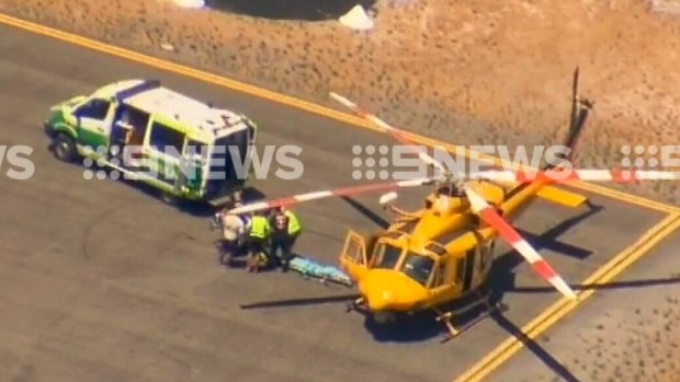 The RAC Rescue Helicopter has been sent to Rottnest where a diver was hit by a boat on Saturday afternoon.
