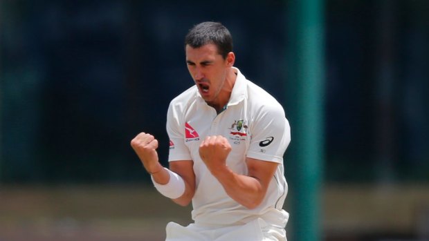 Prime time: Mitchell Starc is being tipped to join the 400 Test wickets club.