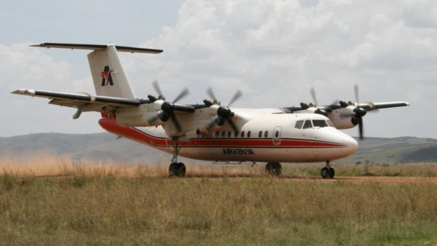 This AirKenya de Havilland DHC-7 is one of the planes up for sale.