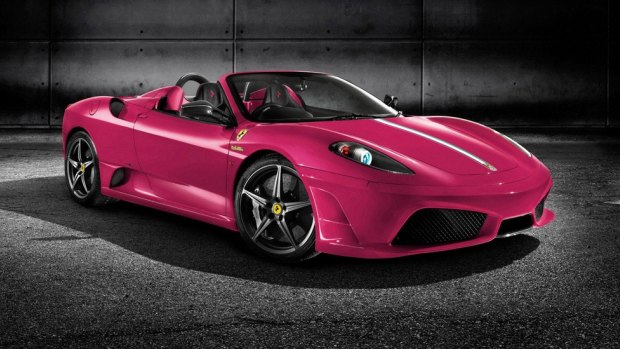 Buying a Ferrari involves a certain protocol. Rule number one? No pink. 