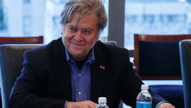 Steve Bannon is one of the top candidates for the role of Trump's chief of staff. 