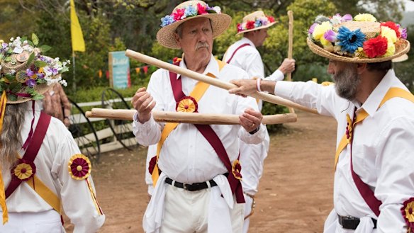 Michael Caton stars as Morris dancer Henry.