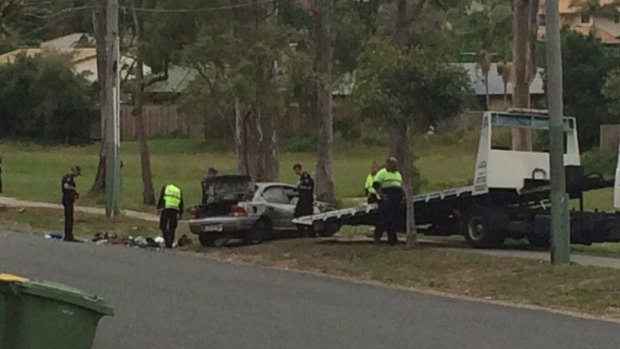 A driver is dead after a car rolled in Goodna.