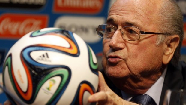 Under fire: FIFA president Sepp Blatter.