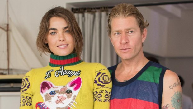Bambi Northwood-Blythe and her husband Dan Single at this year's Watsons Bay Boutique Hotel's NYD celebrations.