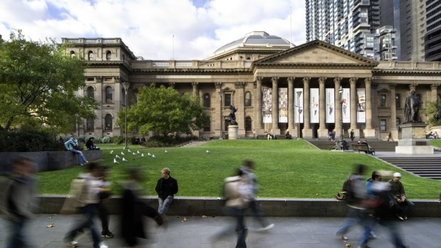The State Library of Victoria will be the site of the first test of the new emergency public address system.
