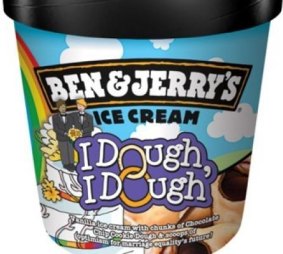 Ben and Jerry's contribution to the marriage equality debate.