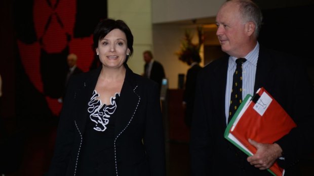 Day of drama: Jodi McKay leaves the ICAC.