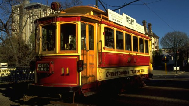 A Christchurch tram.