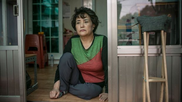 Kwon Pil-ju, the biological mother of Adam Crapser, at home in Yeongju, South Korea. 