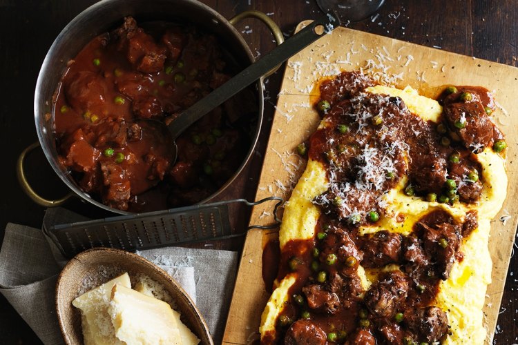 Neil Perry's pork and pea ragu.