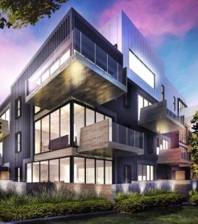 A proposed development to be built at 72-76 Batesford Road, Chadstone.