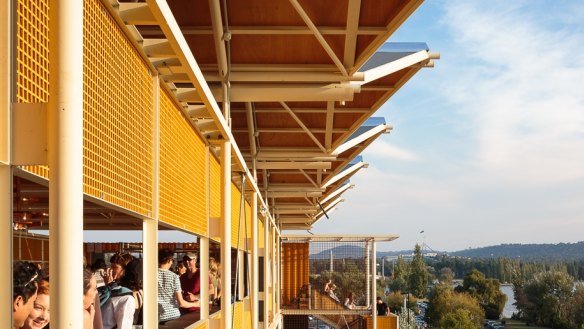 Parliament House views at Aviary, Canberra.