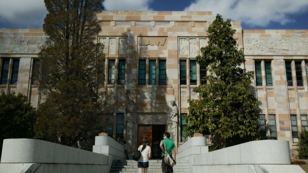 A male law student will face court charged with hacking the University of Queensland to change his results.