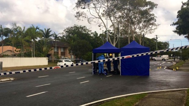 Homicide detectives investigate the hit-and-run death of a man at Broadbeach Waters.