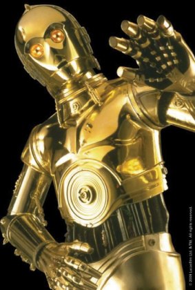 Luke Skywalker's best mate: C3PO in <i>Star Wars</i>.