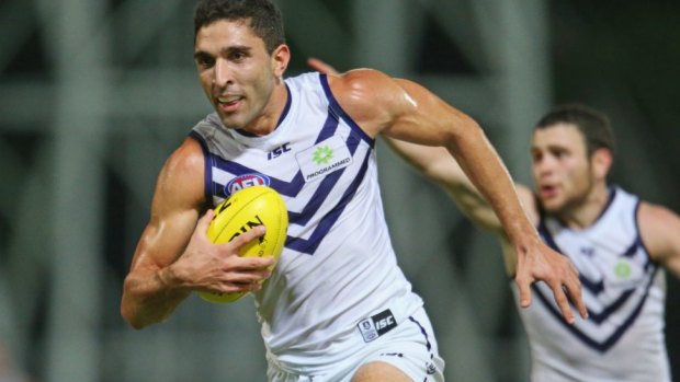 Anthony Morabito makes his return to Fremantle in 2014.