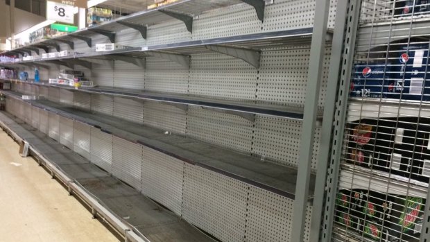 Supermarket shelves have already started to clear out in Port Hedland.