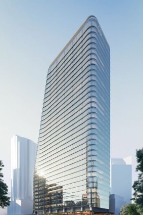 The new commercial skyscraper proposed for 1 Denison Street is to be anchored by the Nine Network.