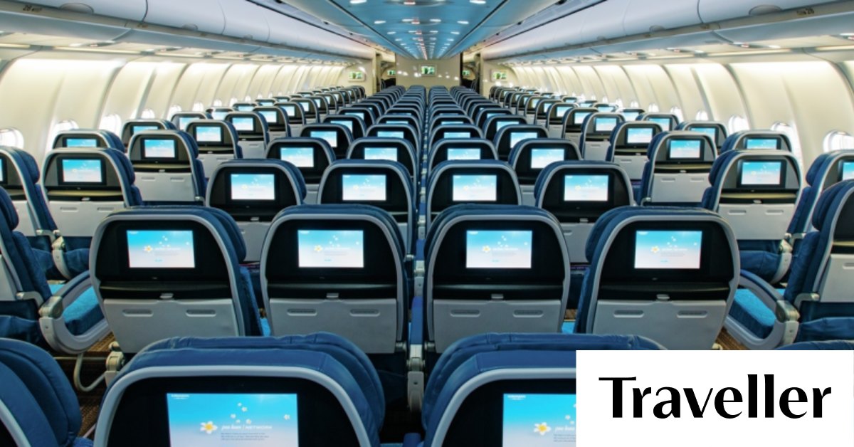 Airline review Hawaiian Airlines economy extra comfort, Honolulu to Sydney