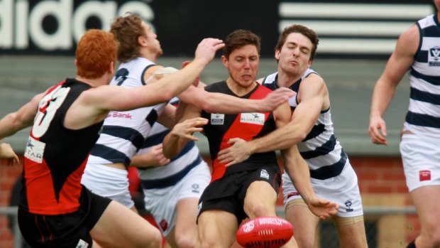 The Bombers' VFL team has been forced to scrap a practice match.