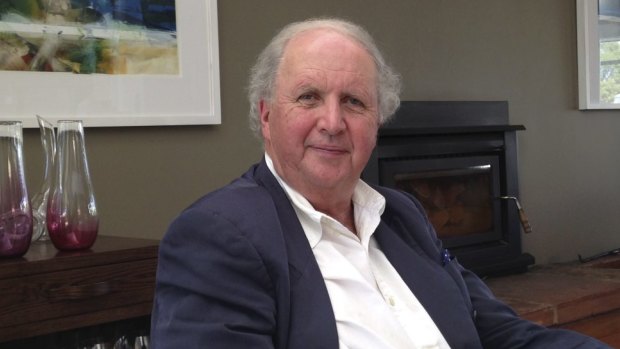 Alexander McCall Smith, author, at the Royal Mail Hotel, Dunkeld.