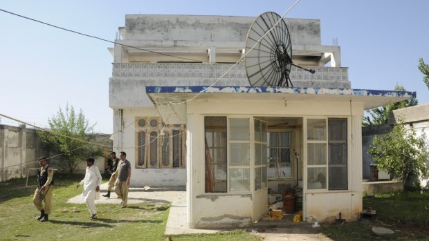 The house in Abbottabad, Pakistan, where Osama bin Laden was killed in a raid by US Navy SEAL Team 6. 
