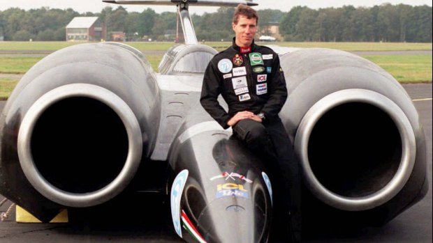 Wing Commander Andy Green, the first person to break the sound barrier on land, will test drive the Bloodhound Supersonic Car.