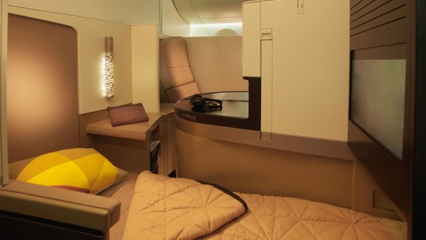 Etihad's business class on the A380 offers a genuine feel of space and seclusion.