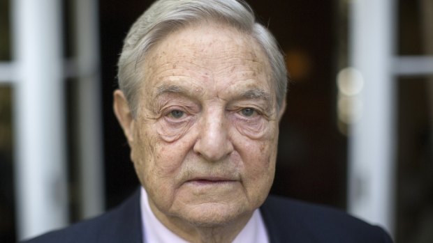Hungary-born US billionaire and pro-democracy figure George Soros.