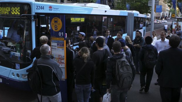 Bus services are expected to be busy on Monday as commuters look for alternative ways to get around the state. 