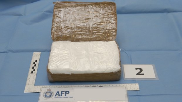 Cocaine allegedly found on the Japanese whaling boat.