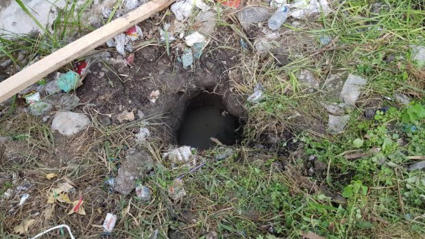 The tunnel through which the Kerobokan inmates escaped.