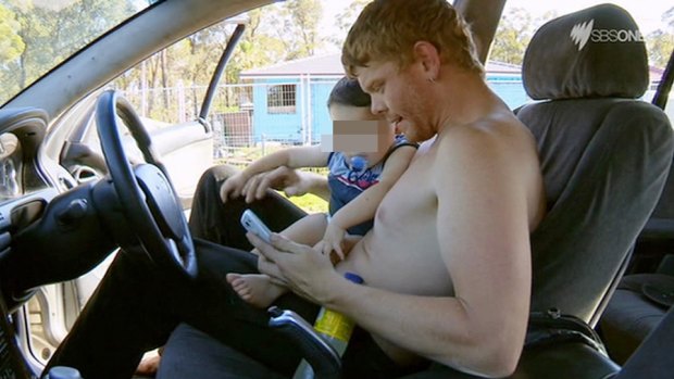 Corey Kennedy and his son Liam were among the Mount Druitt residents depicted on SBS's Struggle Street.