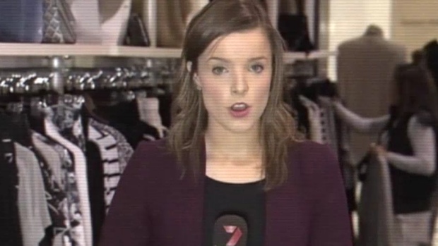 Amy Taeuber as a cadet at the Seven Network.