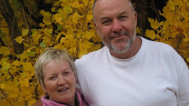 Marlene Wilton with her husband Graeme, who died in February 2014.