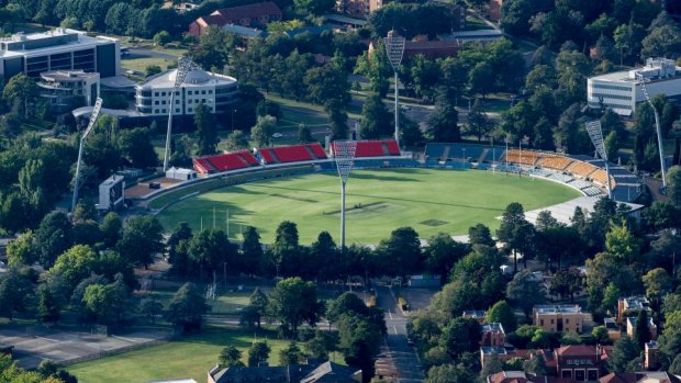 Development proposals to public land around Manuka Oval has prompted calls to preserve the area's heritage.