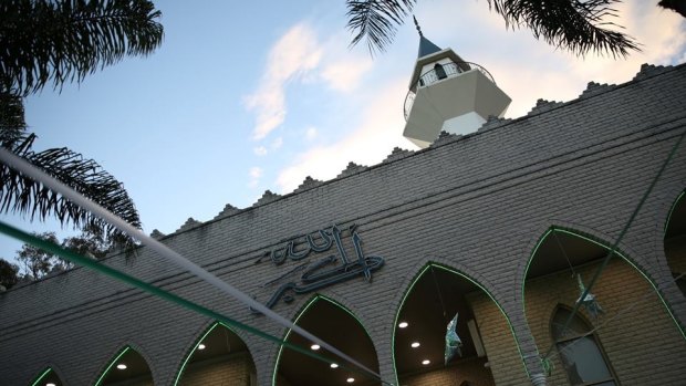 Lakemba Mosque during Eid celebrations. 