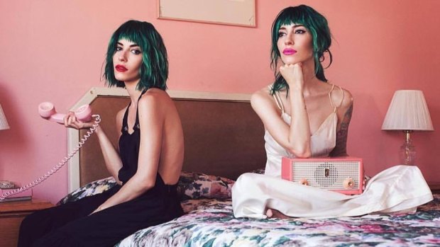 The photo that sparked the online backlash to the Veronicas' weight.