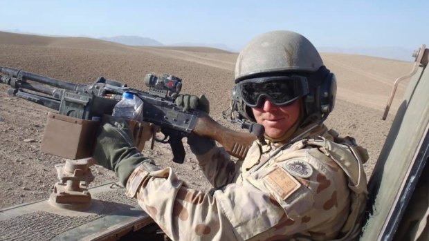 "Just an average soldier": Corporal Wilkinson in Afghanistan. 