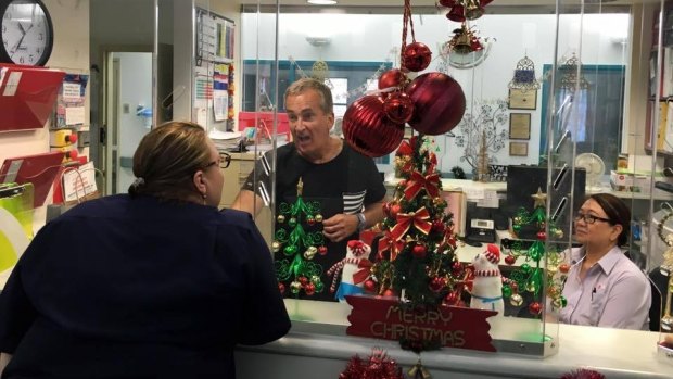 After 321 days in hospital, Glenn Wheeler thanks staff for saving his life. 
