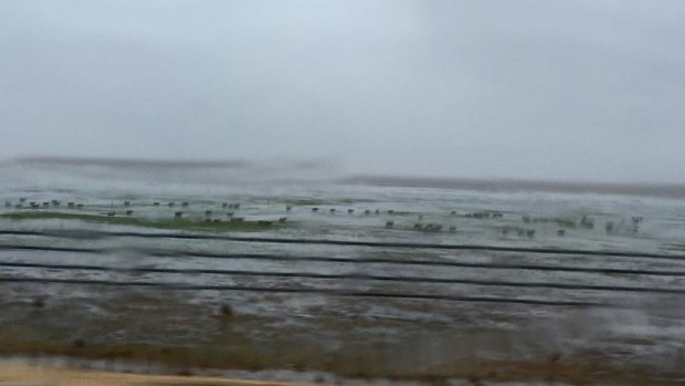 A view of Lake George on Sunday after a weekend of heavy rain.