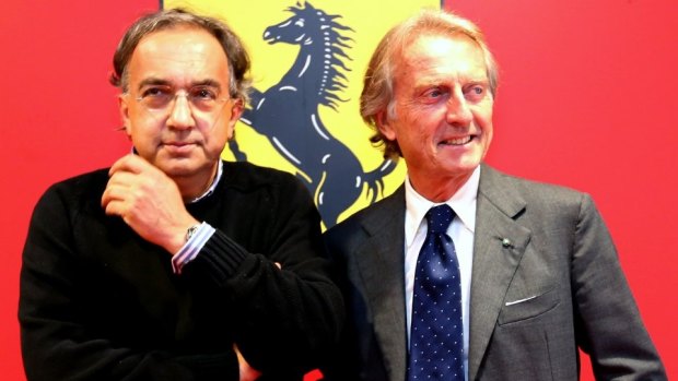 Sergio Marchionne (left) and Luca di Montezemolo share a passion for Ferrari, but little else.